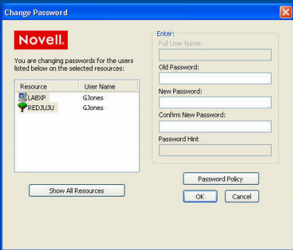 ChangePassword Dialog